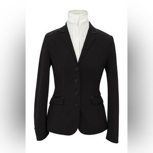 Grand Prix Saltare Dolce 4 Button Riding Jacket, Black, Women’s 44/US 10
